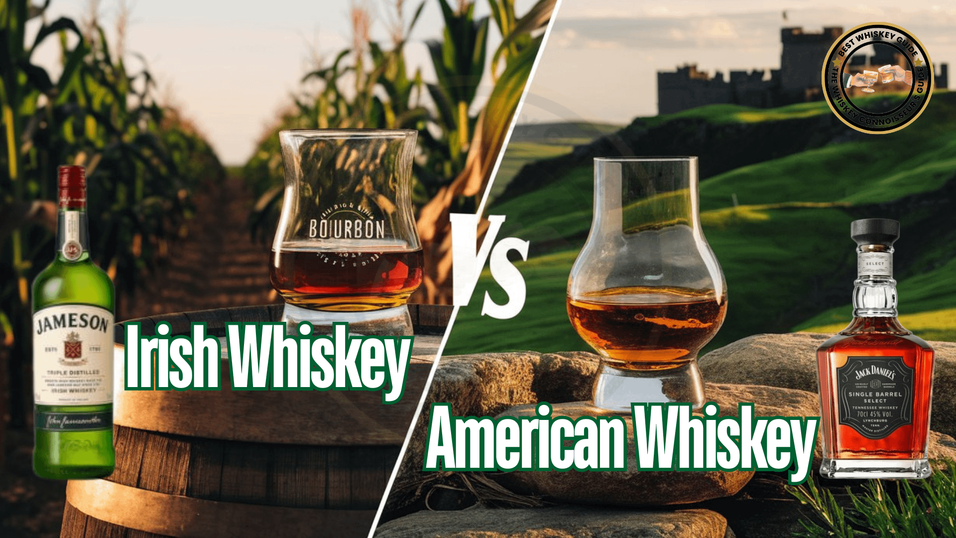 American Whiskey vs Irish Whiskey